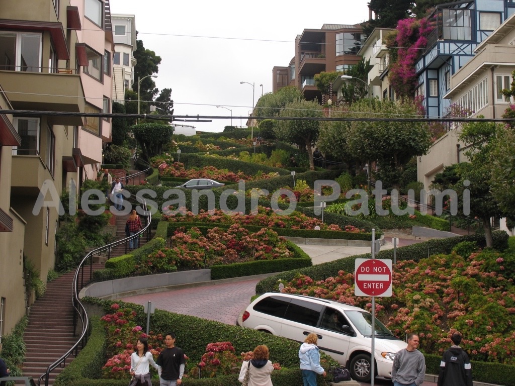 Lombard street in San Francisco