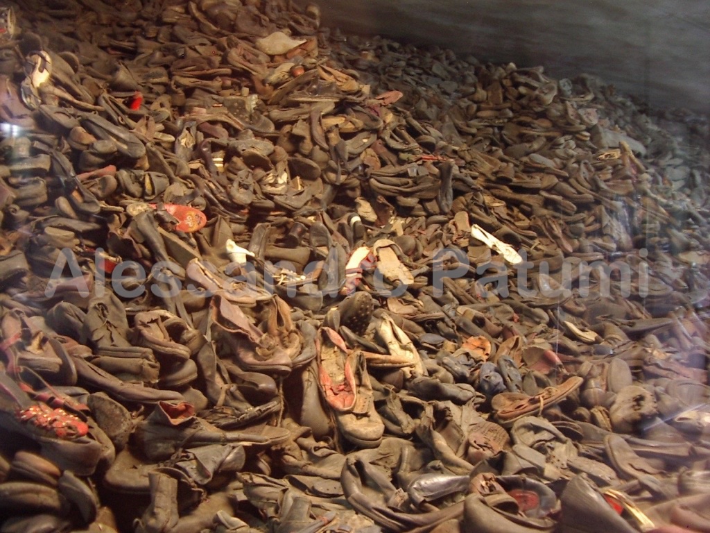 Shoes found in Auschwitz camp, Poland