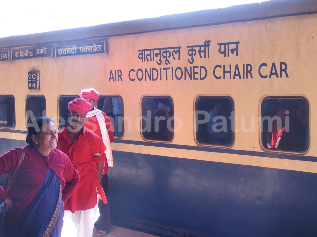 Traveling with train in India